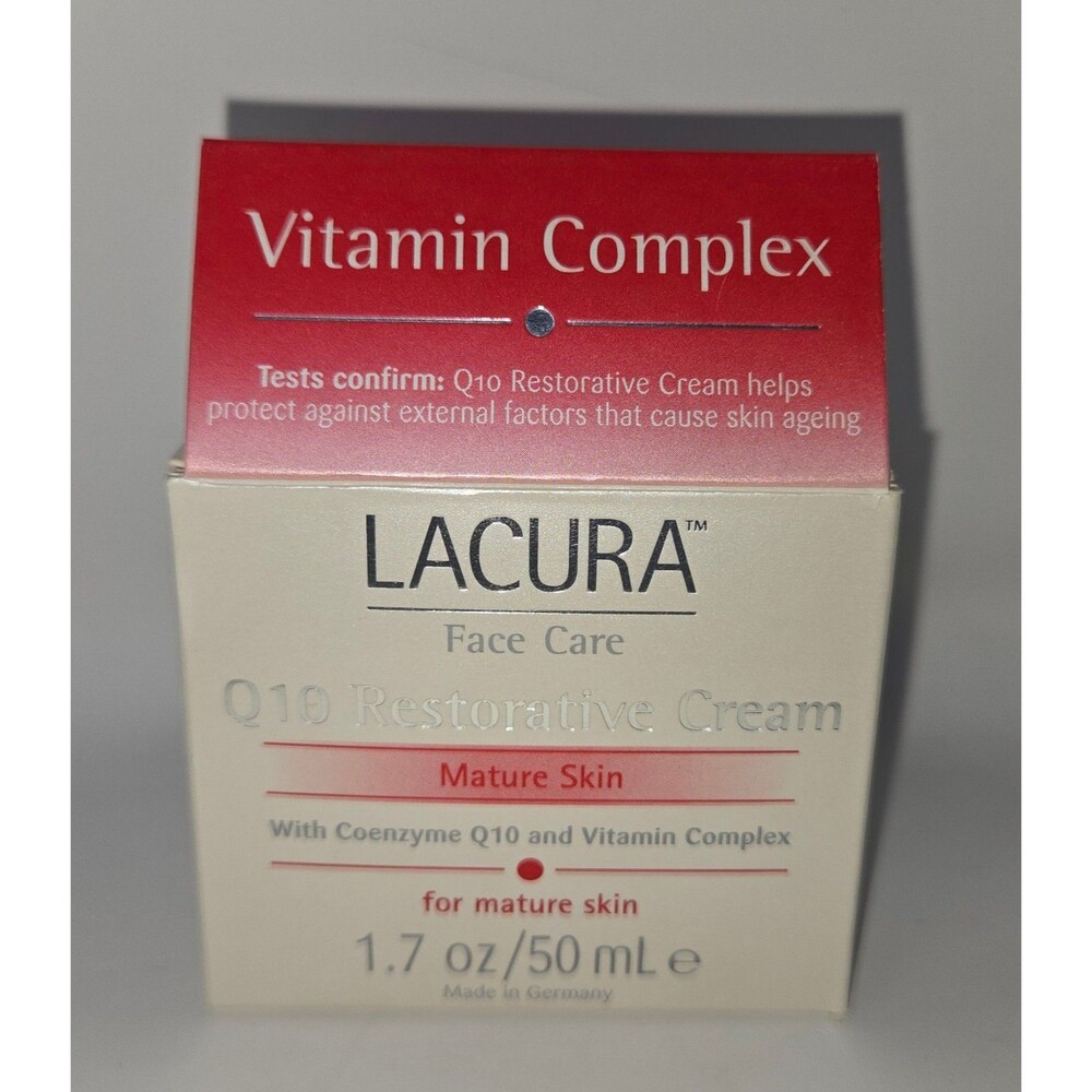 Lacura Face Care Mature Skin Coenzyme Q10 Vitamin Complex Cream 1.7 fl oz Sealed